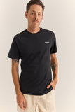 RHYTHM - Brand Tee - BLACK