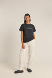RHYTHM Flagship Boyfriend T-Shirt - BLACK