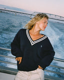 ROXY Surf School V Neck - MOOD INDIGO