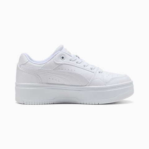PUMA Rebound Femme Low - WHITE VAPOUR GREY