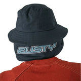 RUSTY Boys Carbon Bucket Hat - NAVY BLUE