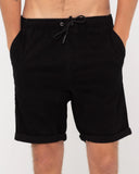 RUSTY Hooked On 18 Elastic Short - BLACK