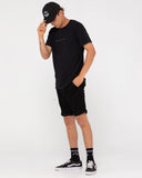 RUSTY Hooked On 18 Elastic Short - BLACK