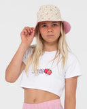 RUSTY Spring Time Reversible Bucket Hat - PINK DIAMOND