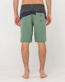 RUSTY Chop Suey Elastic Boardshort - ARMY GREEN