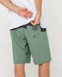 RUSTY Chop Suey Elastic Boardshort - ARMY GREEN