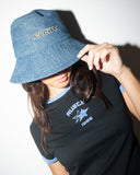 RUSTY - Miss Me Denim Bucket Hat - DEEP SEA BLUE