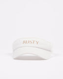 RUSTY Embroidered Skye Visor - SNOW