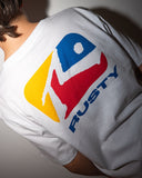 RUSTY Boys Phenom Short Sleeve Tee - WHITE