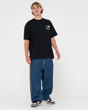 RUSTY Phenom Short Sleeve Tee - BLACK