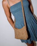 RUSTY Aria Suede Side Bag - TAN