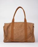 RUSTY Aria Suede Weekender Bag - TAN