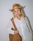 RUSTY Aria Suede Weekender Bag - TAN