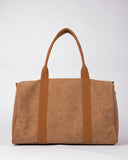 RUSTY Aria Suede Weekender Bag - TAN