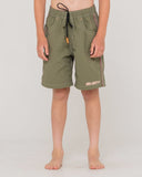 RUSTY Boys Flip Daddy Boardshorts - SAVANNAH