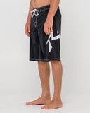 RUSTY Fixed Competition Revolution Boardshort - BLACK