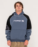 RUSTY Incognito Hooded Fleece - CHINA BLUE