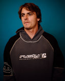RUSTY Incognito Hooded Fleece - CHINA BLUE