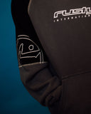 RUSTY Incognito Hooded Fleece - CHINA BLUE