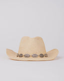 RUSTY Howdy Cowboy Straw Hat - NATURAL 1