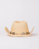 RUSTY Howdy Cowboy Straw Hat - NATURAL 1