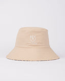 RUSTY Lennie Leopard Reversible Bucket Hat - BROWN