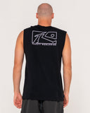 RUSTY Boxed Out Muscle - BLACK 2