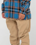 RUSTY Boys Hook Out Elastic Pant - KHAKI