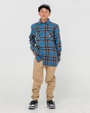 RUSTY Boys Hook Out Elastic Pant - KHAKI