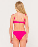 RUSTY Sandalwood Bikini Set Girls - FUCHSIA