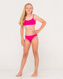 RUSTY Sandalwood Bikini Set Girls - FUCHSIA