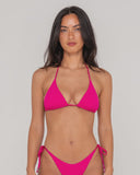RUSTY Sandalwood Multiway Bikini Top - FUCHSIA