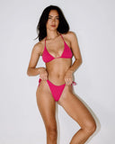 RUSTY Sandalwood Multiway Bikini Top - FUCHSIA