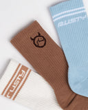 RUSTY Shake Up Crew 3-Sock Pack - MULTI