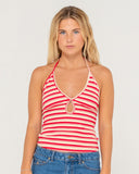 RUSTY Emma Cutout Skimmer Tank - RED