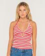 RUSTY Emma Cutout Skimmer Tank - RED
