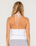 RUSTY Emma Cutout Skimmer Tank - WHITE