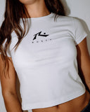RUSTY Essentials Relaxed Mini Tee - WHITE