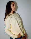RUSTY Play It Safe Long Sleeve Tee - PALE BANANA