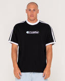 RUSTY Poppa Short Sleeve Tee - BLACK