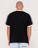RUSTY Poppa Short Sleeve Tee - BLACK