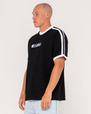 RUSTY Poppa Short Sleeve Tee - BLACK