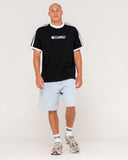 RUSTY Poppa Short Sleeve Tee - BLACK