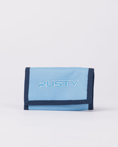 RUSTY Girls Academy Tri Fold Wallet - RETRO BLUE