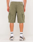 RUSTY Commando Cargo Short - ARMY GREEN