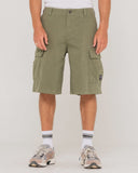 RUSTY Commando Cargo Short - ARMY GREEN