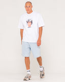 RUSTY Flip Daddy 2.0 Jort - SKY BLUE HEATHER