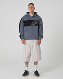 RUSTY Kill Switch Hooded Fleece - STEEL BLUE