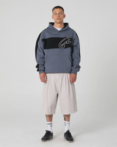 RUSTY Kill Switch Hooded Fleece - STEEL BLUE