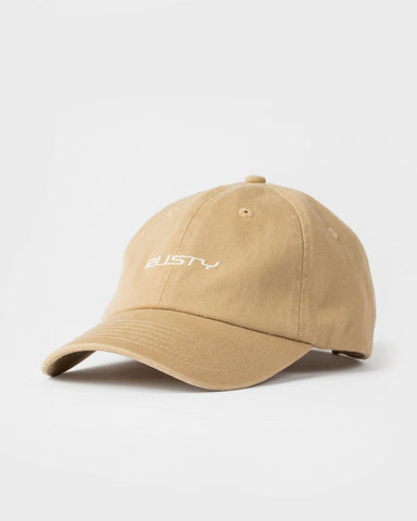 RUSTY Crush 6 Panel Cap - LIGHT KHAKI